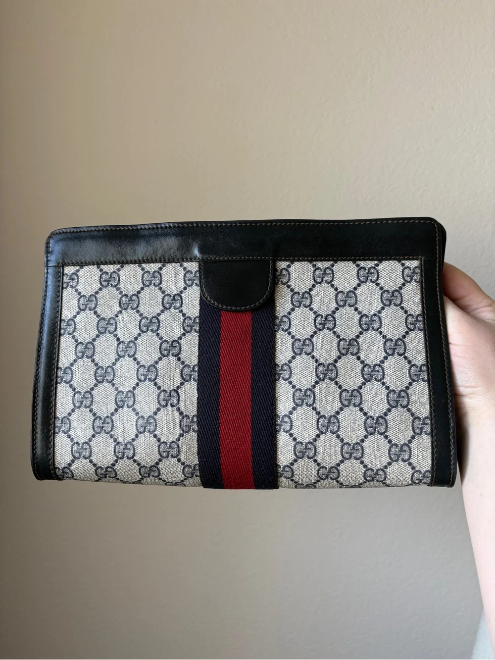 Gucci Parfums Sherry Line Clutch Bag, vintage